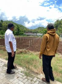 LURAH SIDOHARJO PERINTAHKAN MONITORING LAGI, ULU-ULU TURUN LAPANGAN PASTIKAN KESIAPAN LAHAN BAWANG M
